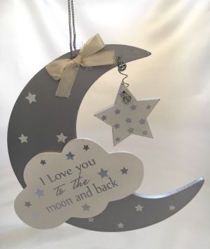 TWINKLE TWINKLE Love You to the Moon and Back Plaque